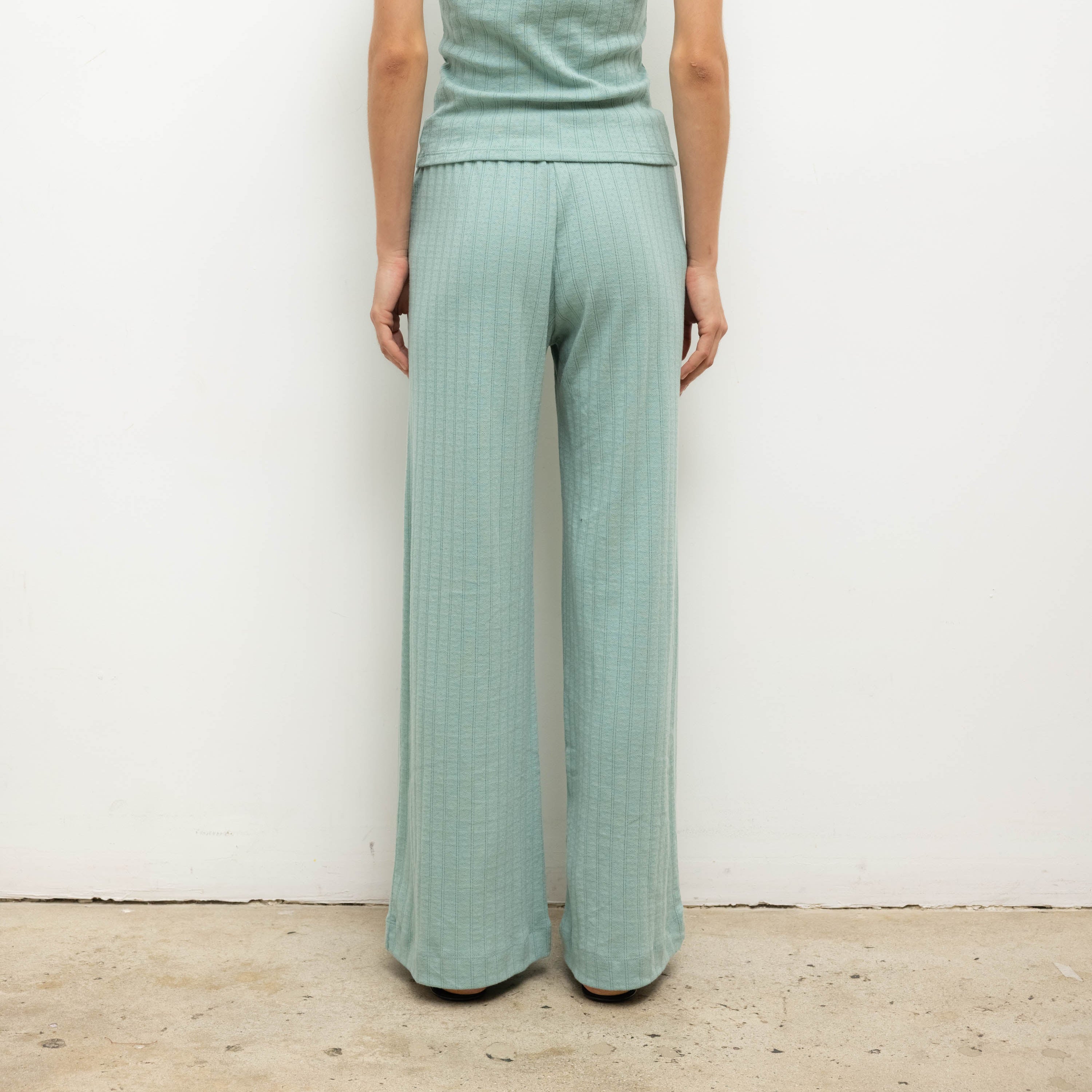 Pointelle Boxer Pant Eucalyptus