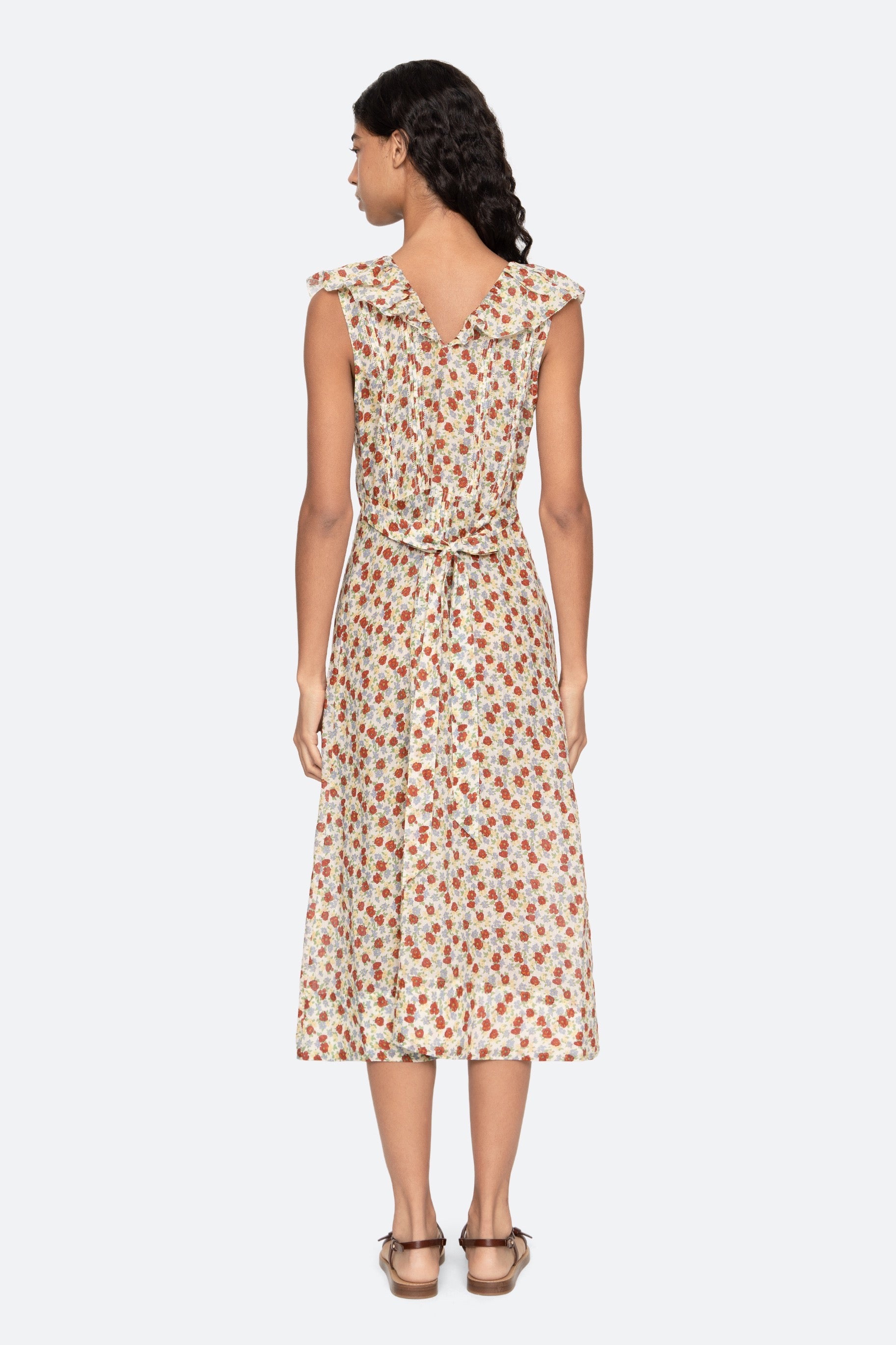 VIERA PRINT MIDI DRESS (D1)