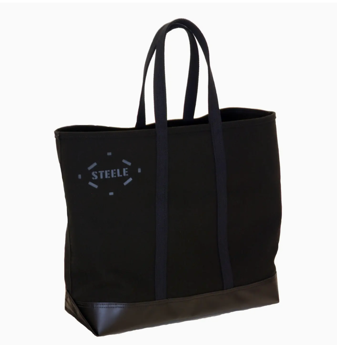 Black Canvas Tote Bag Medium