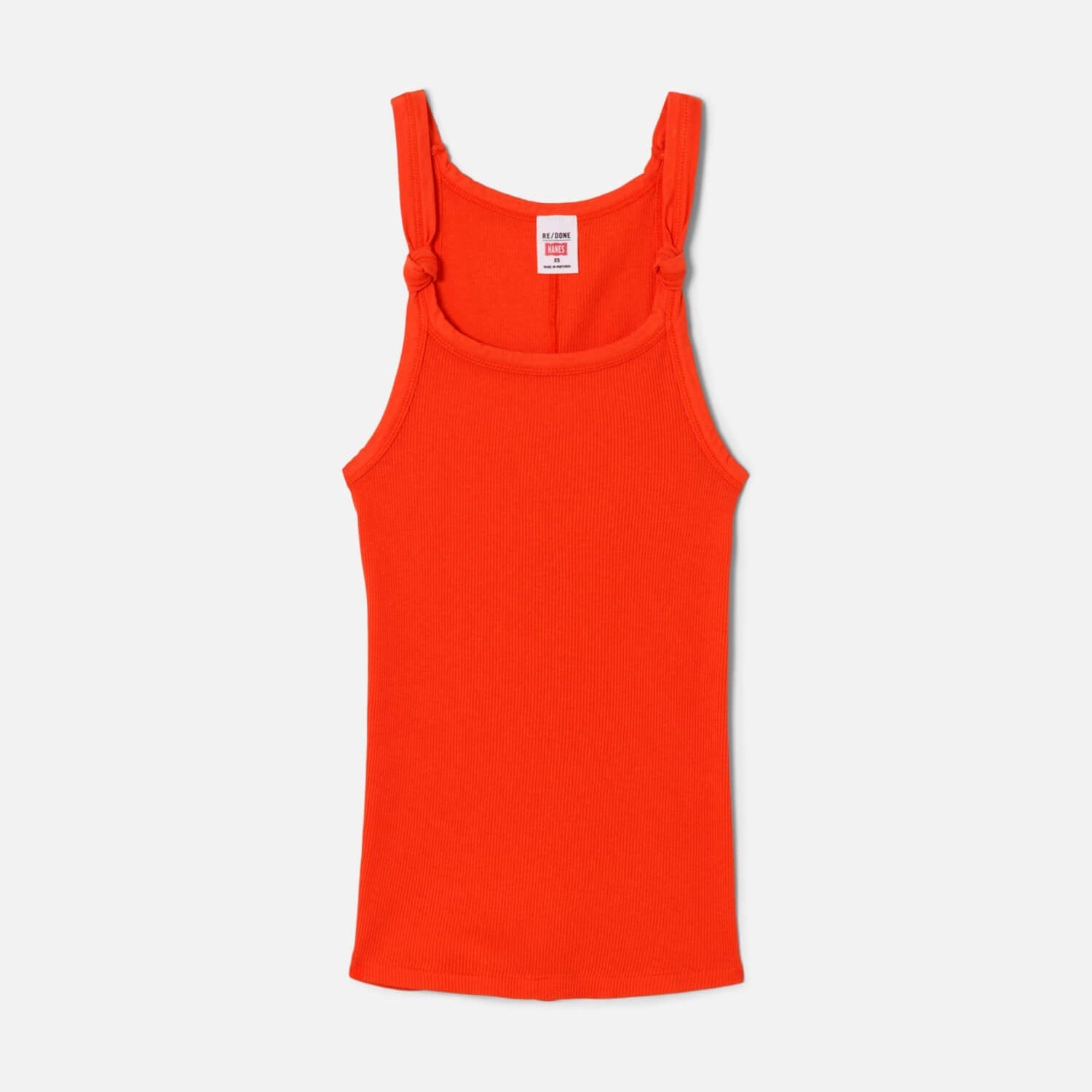Knotted Ribbed Tank Aperol