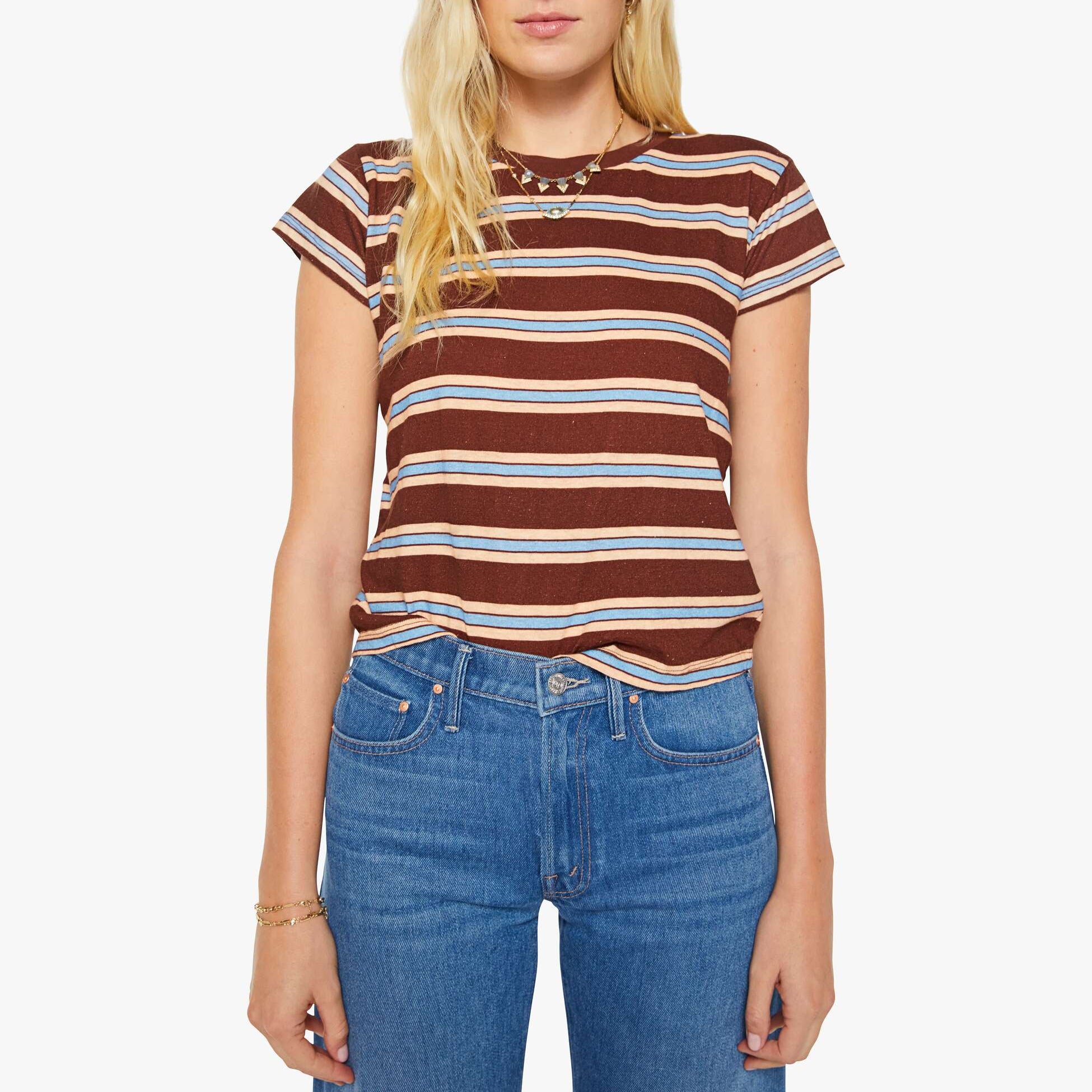 The Boxy Goodie Goodie Jer Rum Rasin Stripe