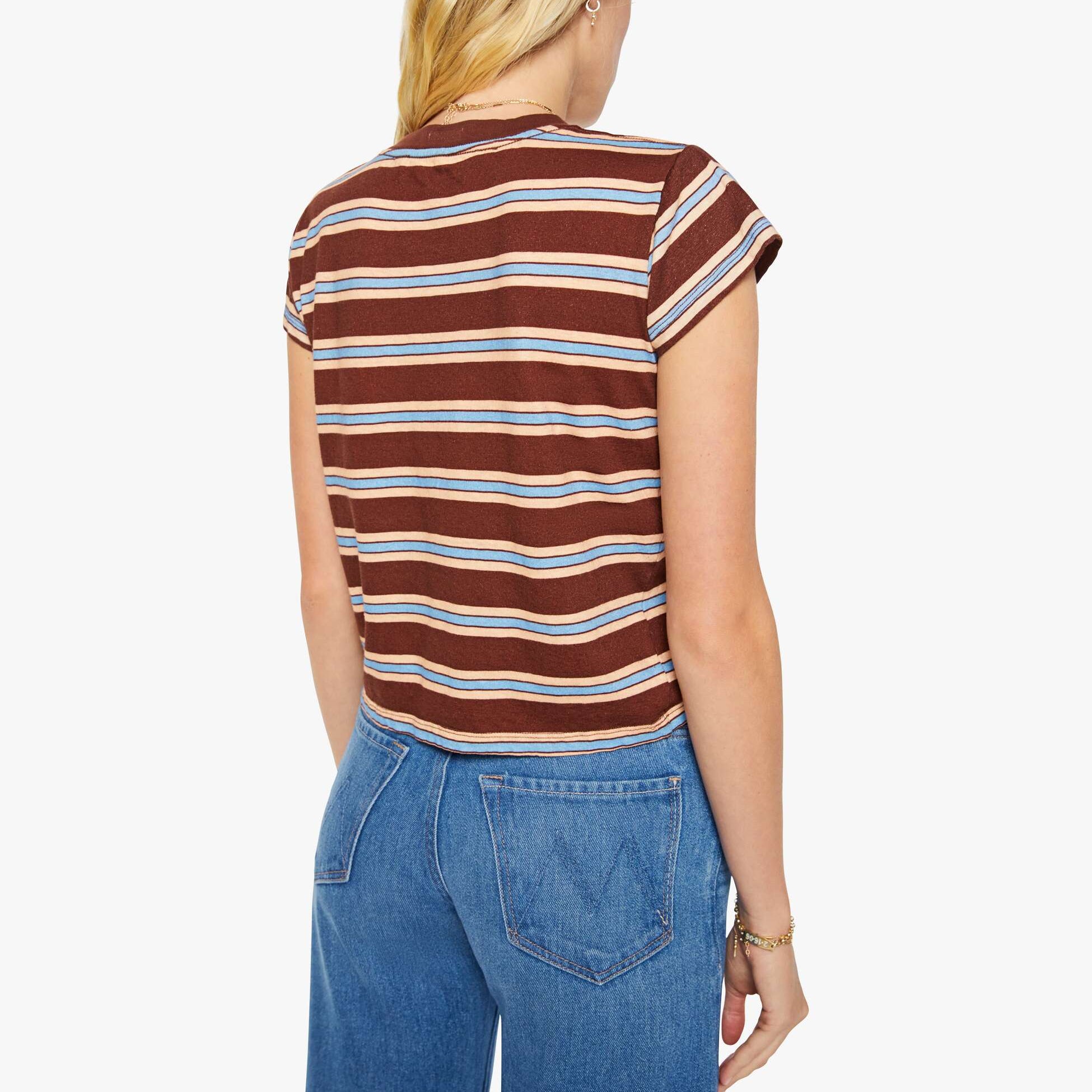 The Boxy Goodie Goodie Jer Rum Rasin Stripe