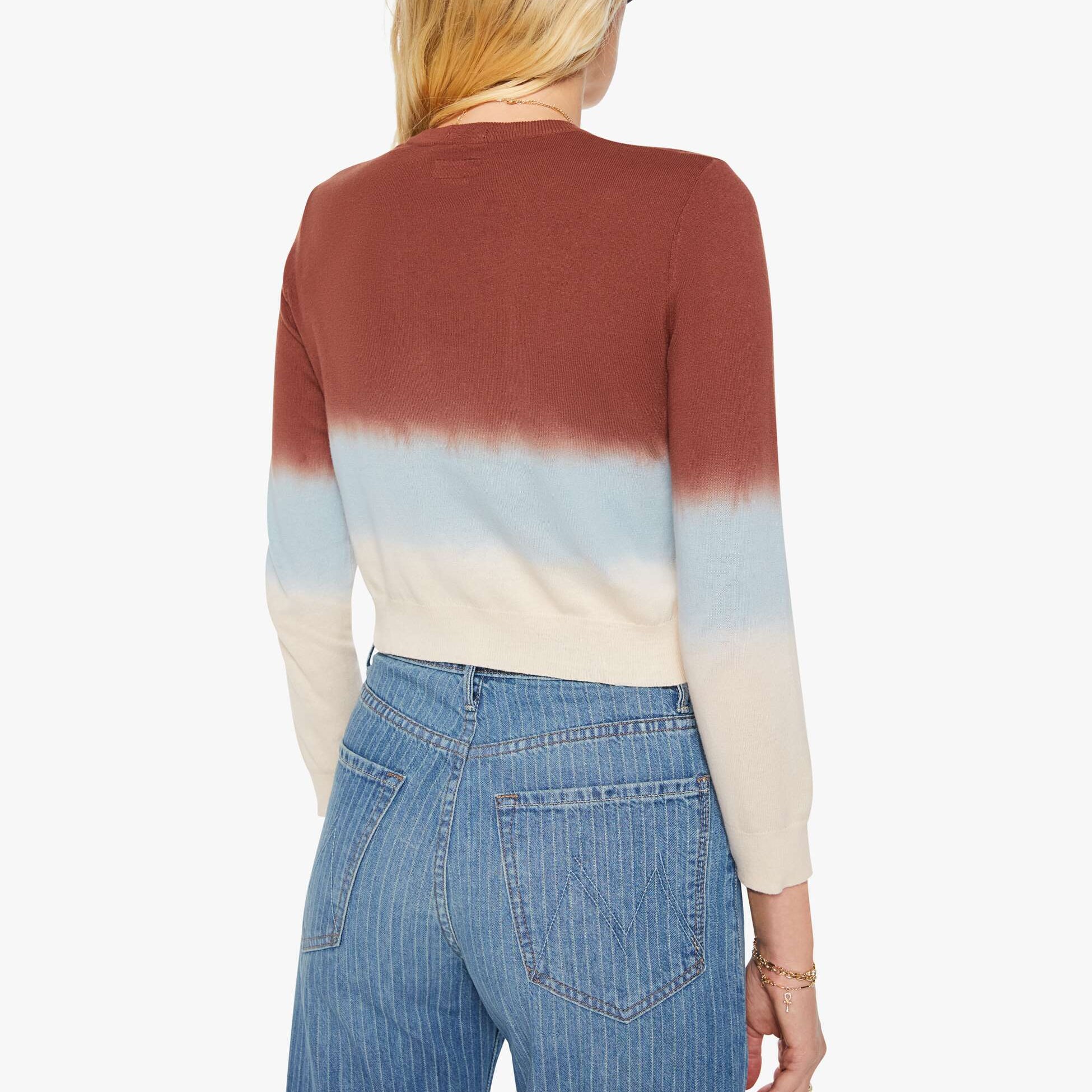 The Crew Neck Jumper Jer Rum Ivory Blue