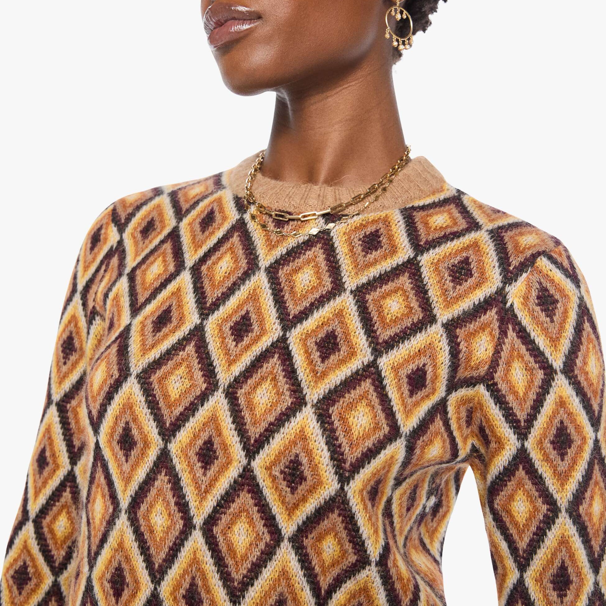 The Crop Jumper Beeswax & Caramel