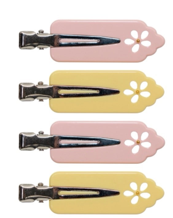 Popstar Clips Sunrise Blush Eyelet