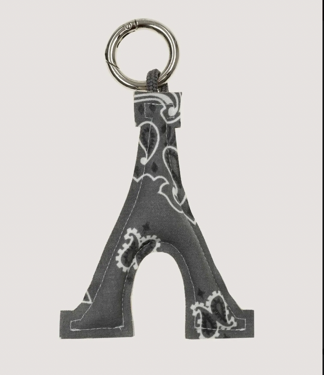 Eiffel Tower Charm Dark Grey