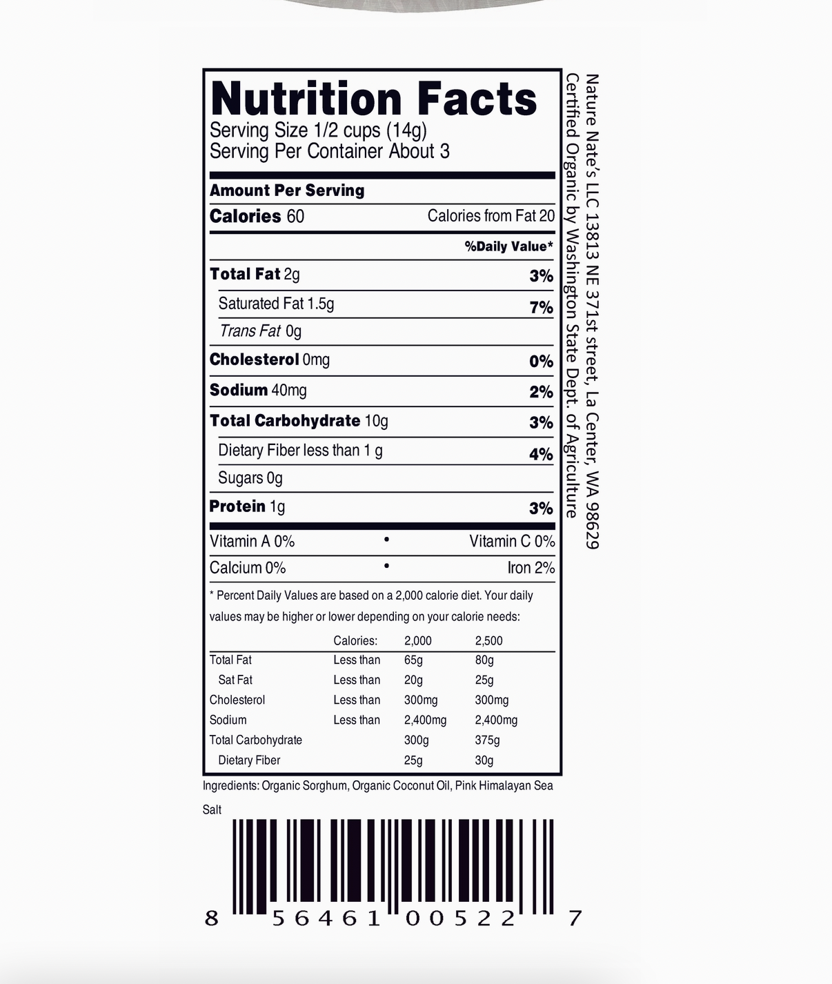 Better Than Popcorn Coconut Oil 1.7 oz