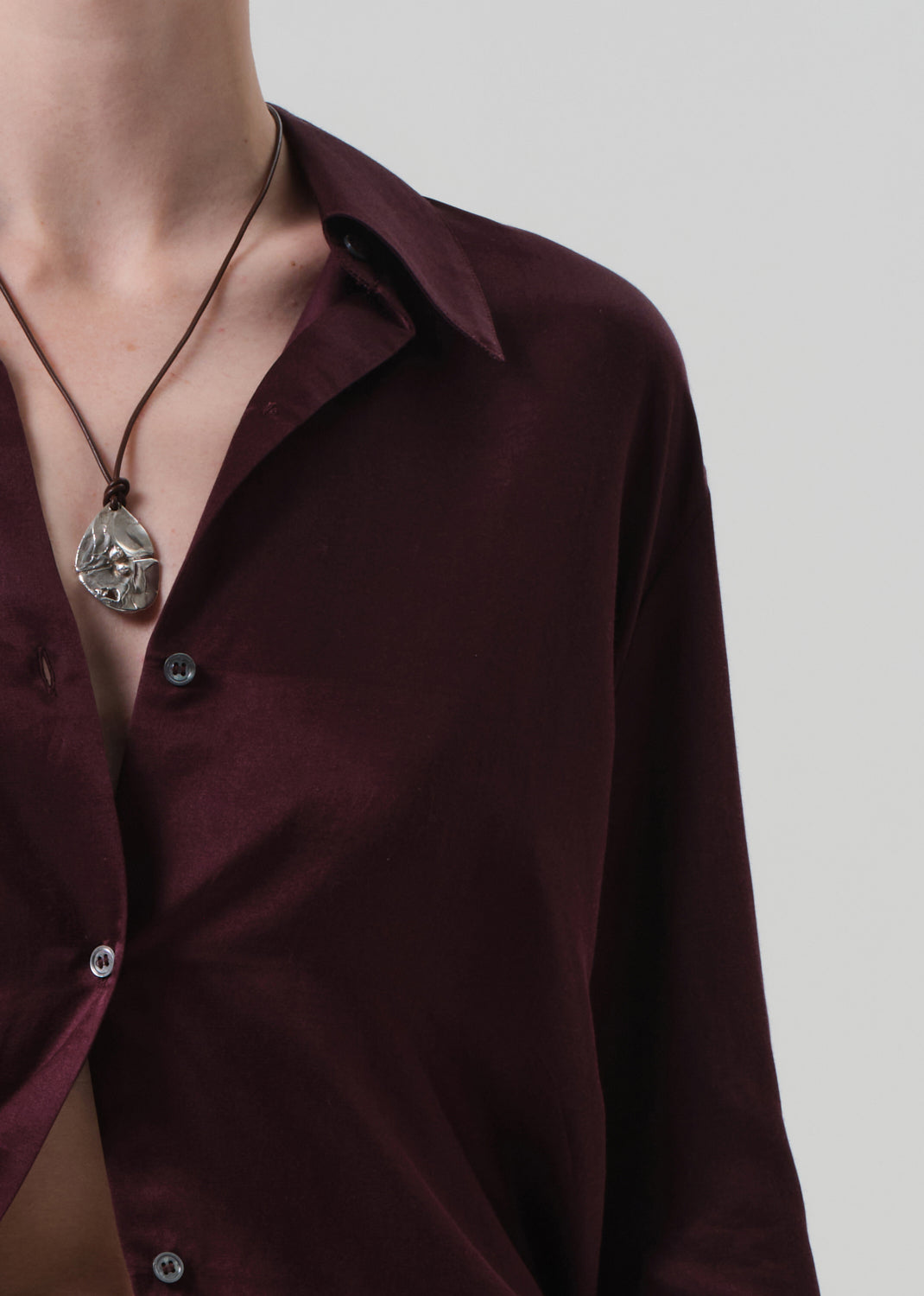 Camilia Shirt Burgundy
