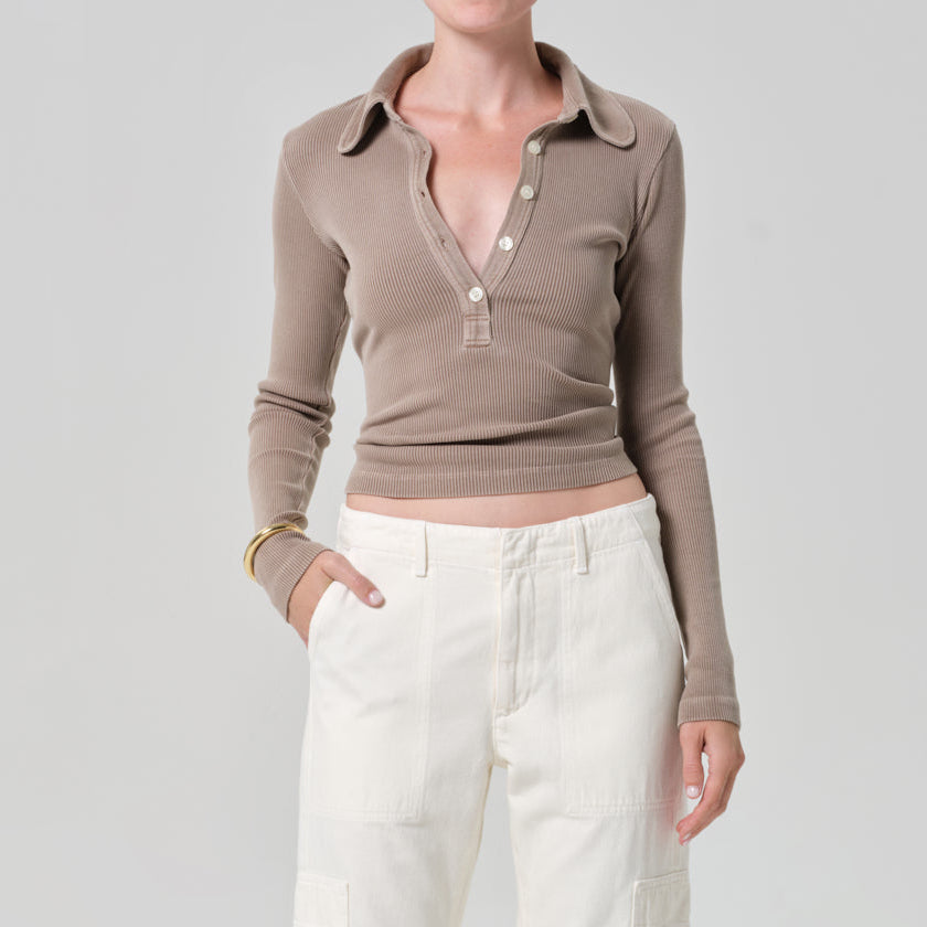 Brea 60s Polo Sand Atlas