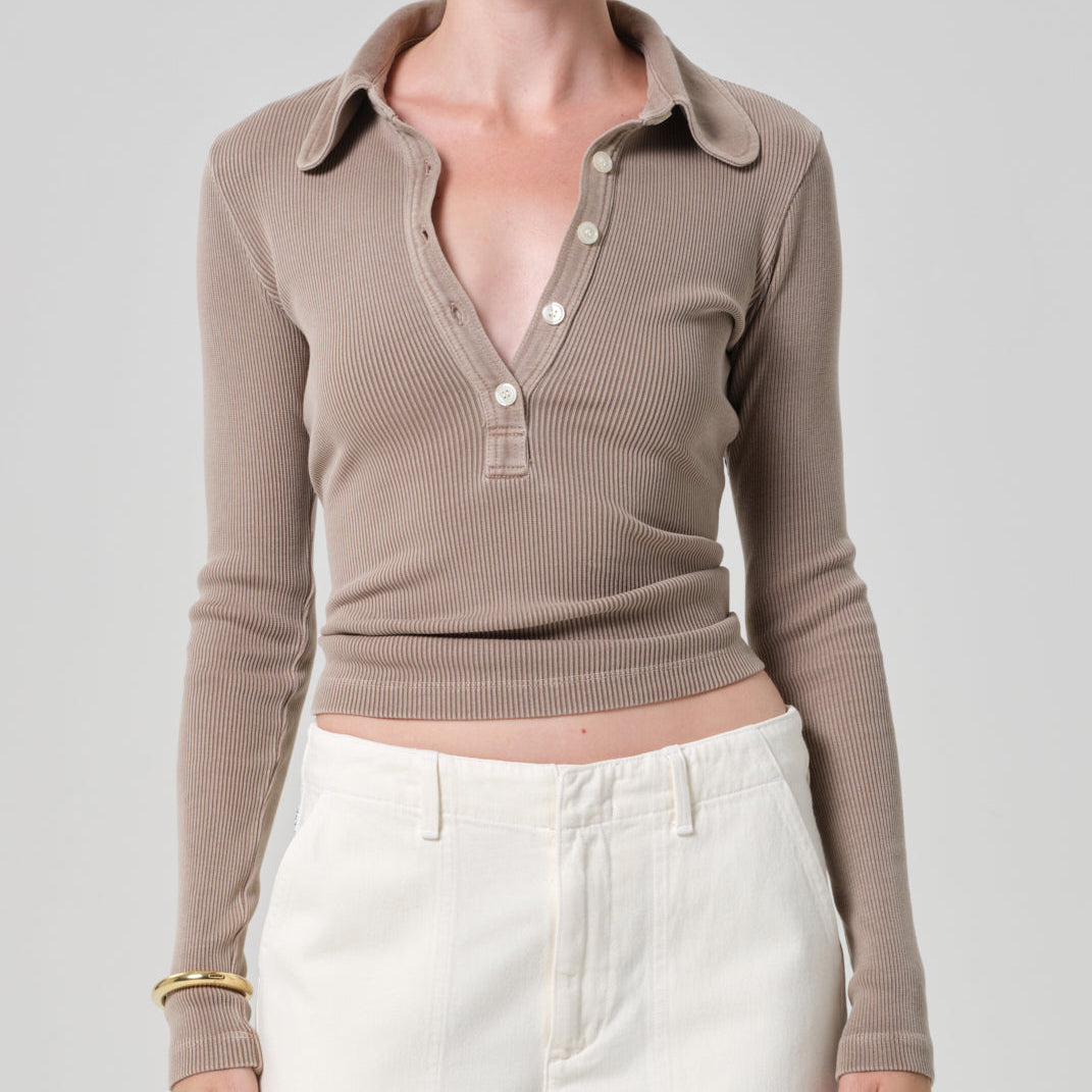Brea 60s Polo Sand Atlas