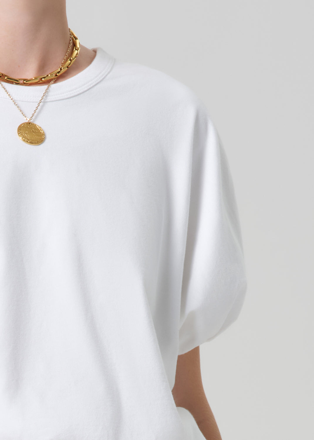 Gia Bubble Tee Soft White