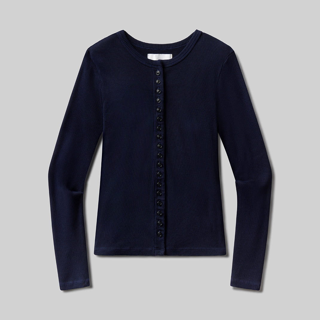Kari Long Cardigan Navy