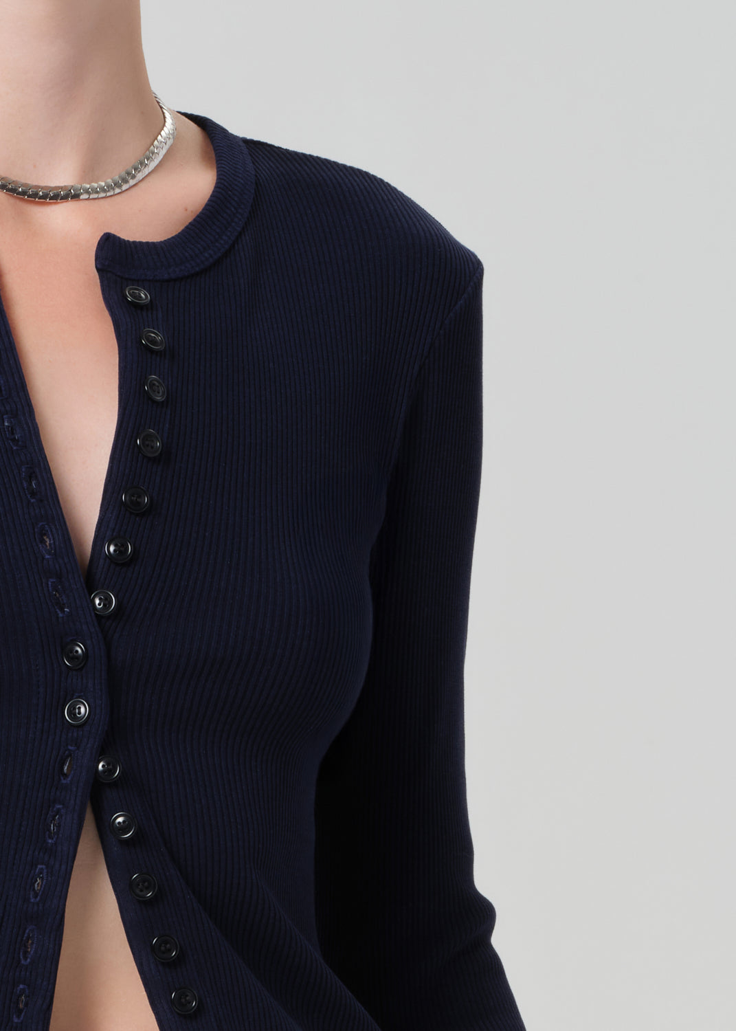 Kari Long Cardigan Navy