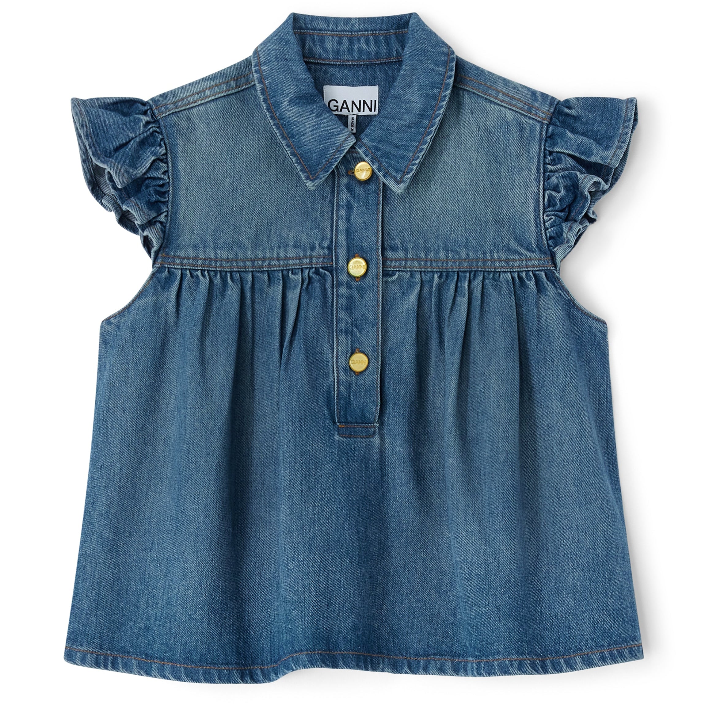 Light Weight Denim Top Tint Wash