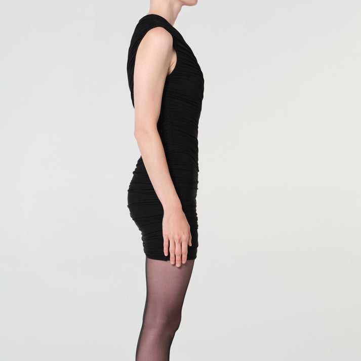 Ester Twist Dress Black