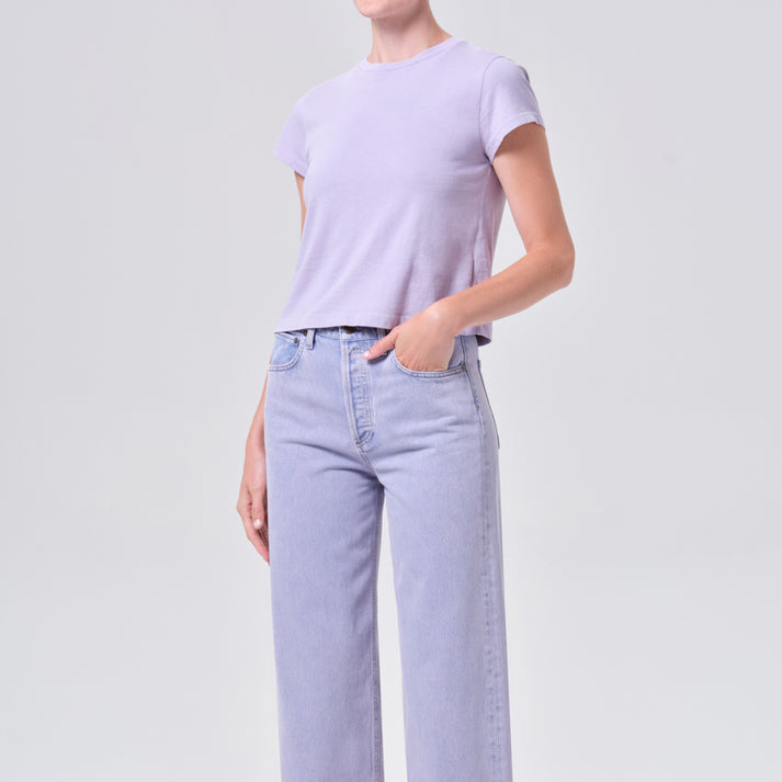 Adine Shrunken Tee Lilac