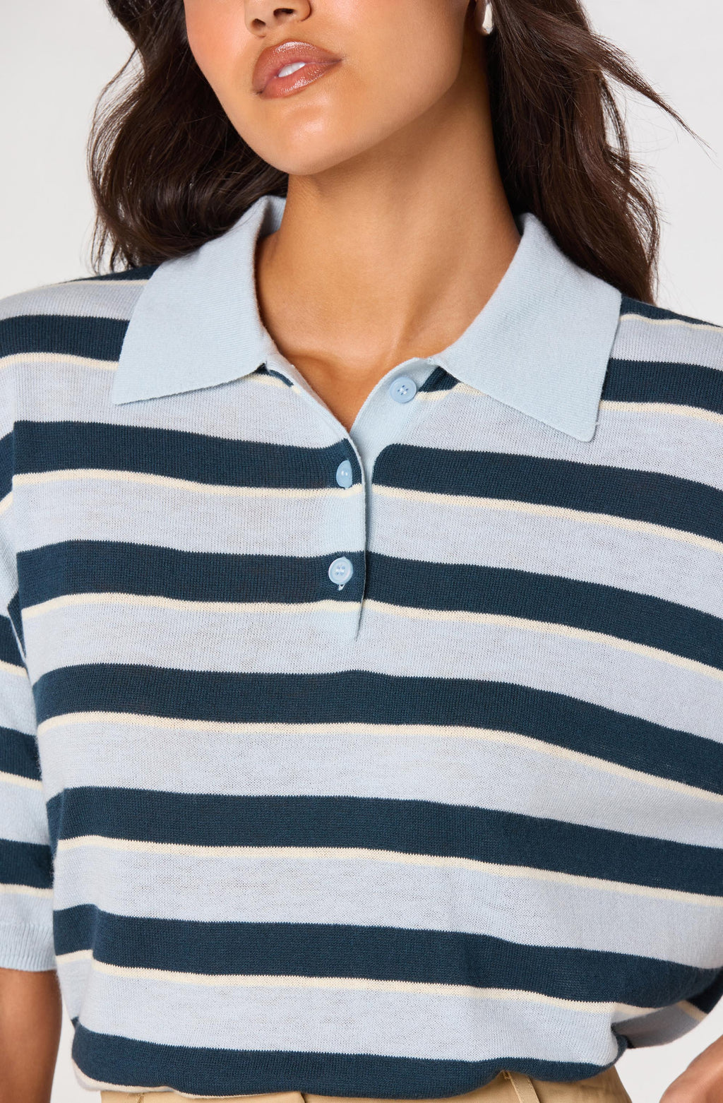 Scottie Sweater Blue Stripe
