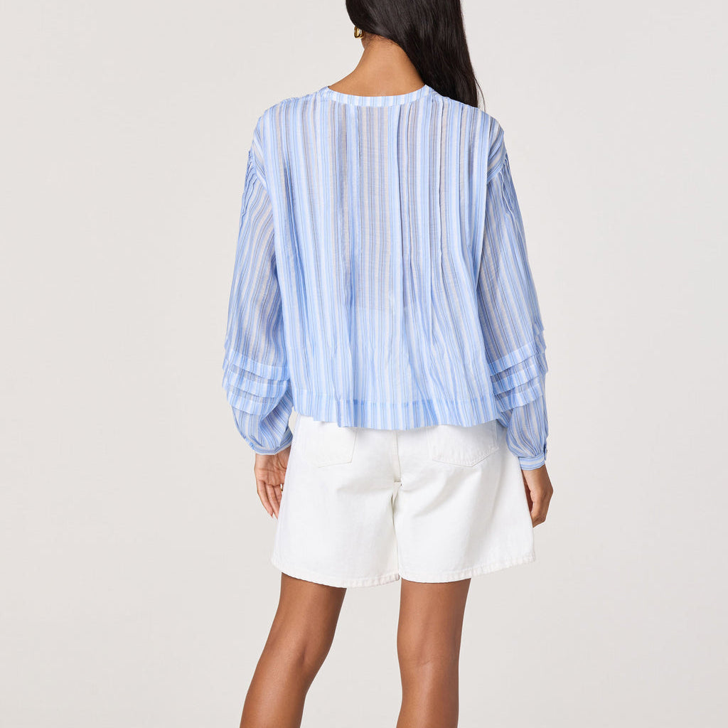 Ericka Top Blue Stripe