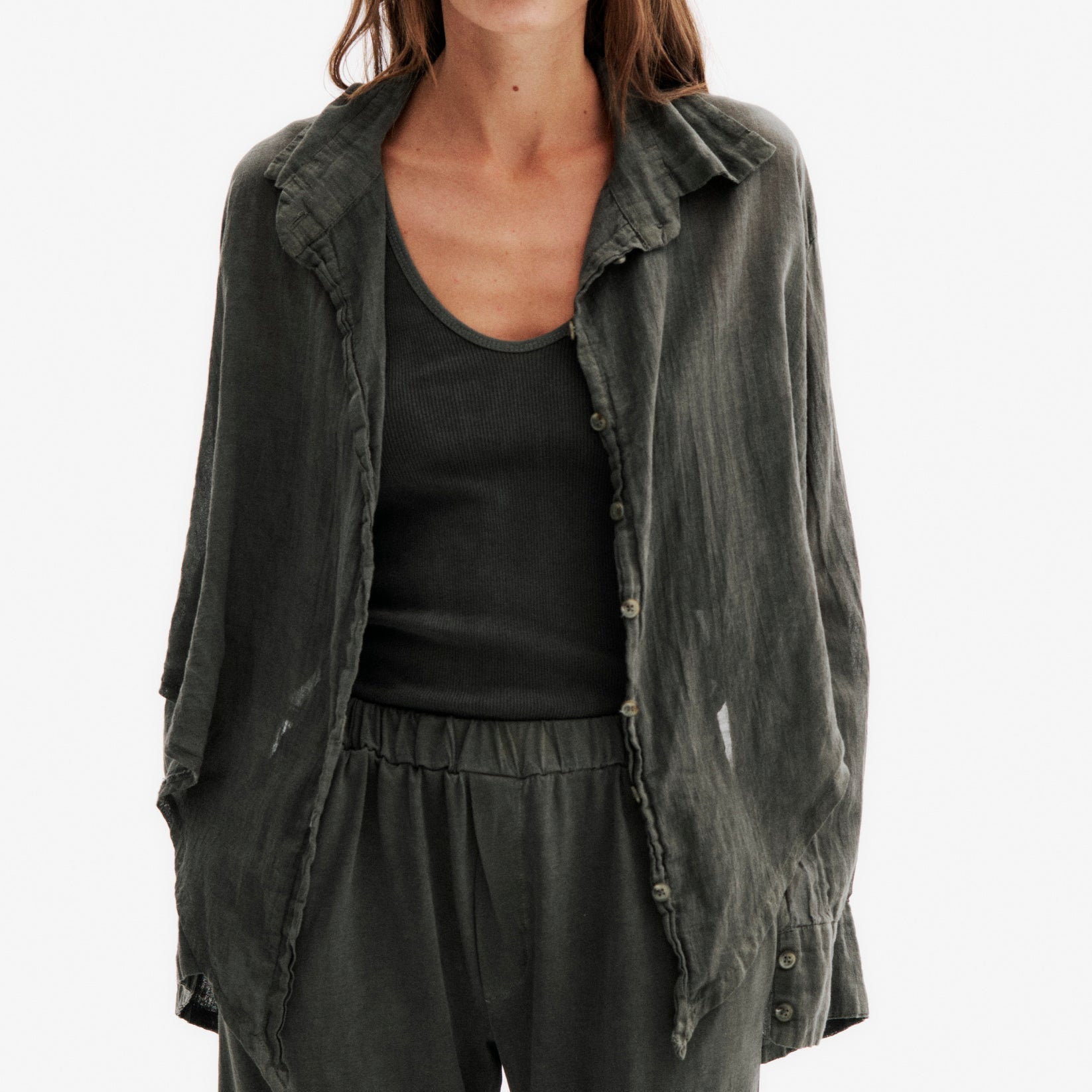 Healy Shirt Army Green