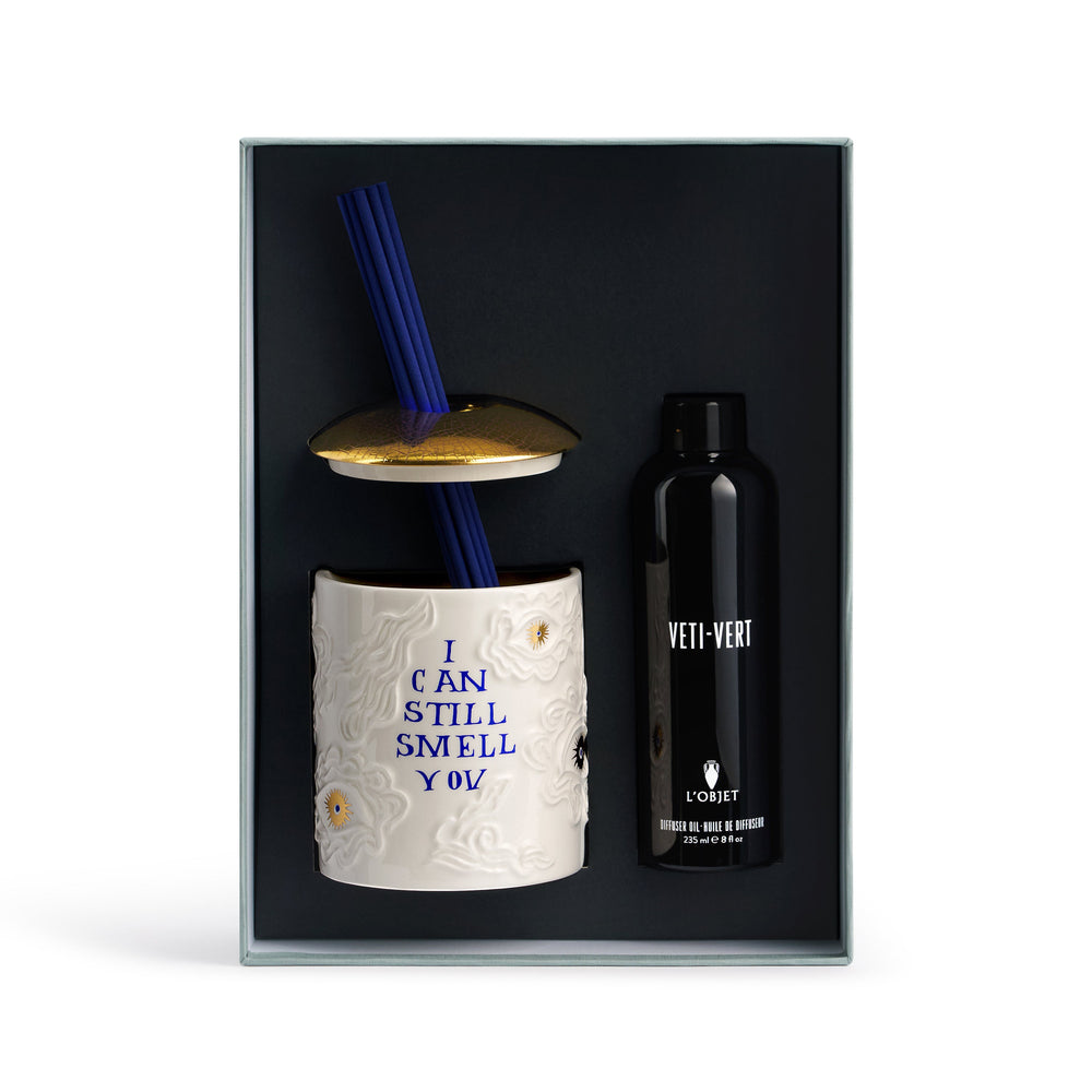 Ruan Hoffmann Veti-Vert Diffuser Set Gold/White