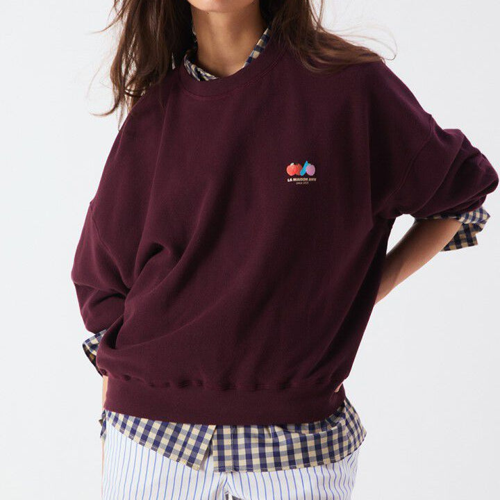 Atubay Sweatshirt Wine Lie