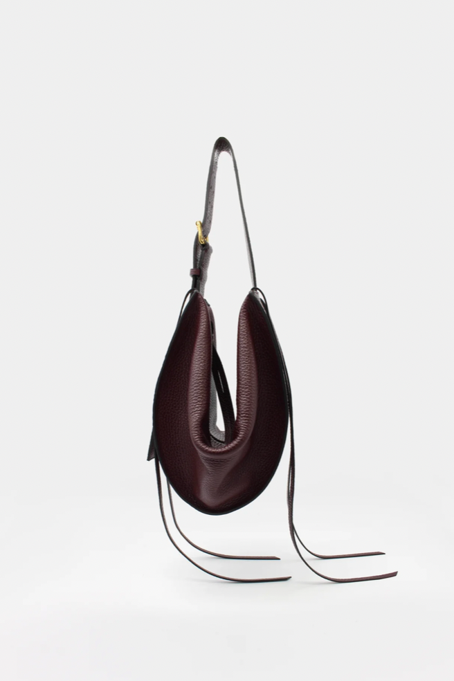 Amaca Maxi Leather Bag Bordeaux