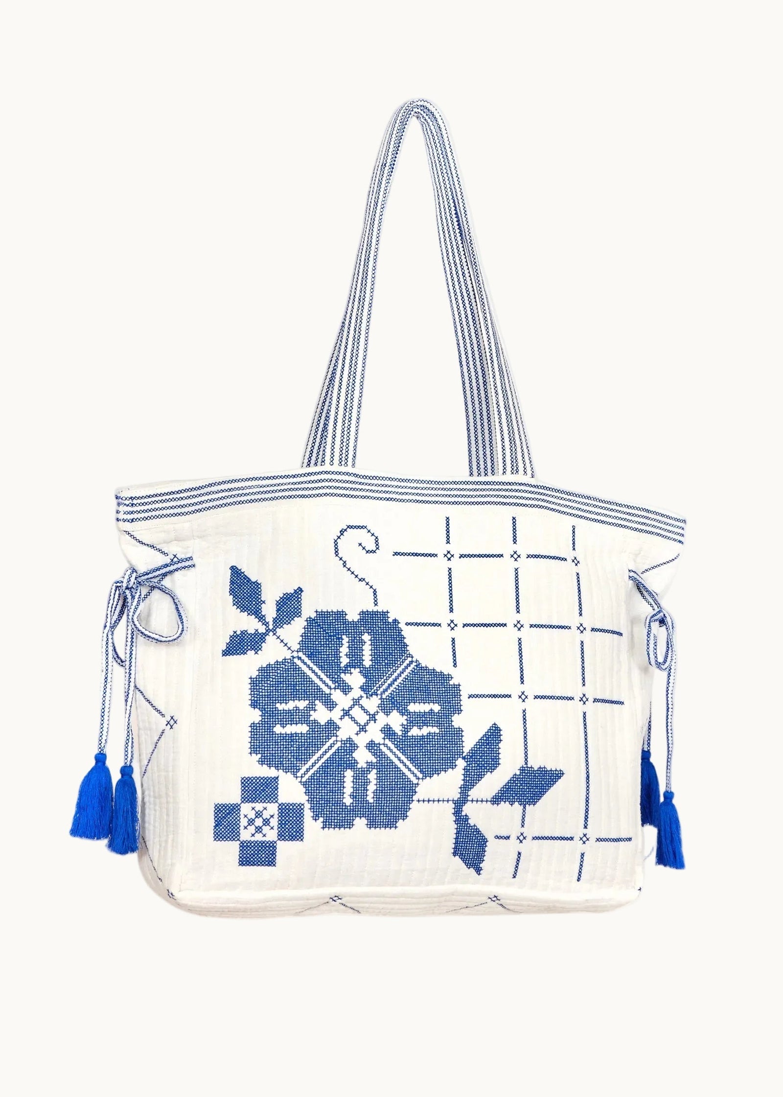 Laney Emb Quilted Tote