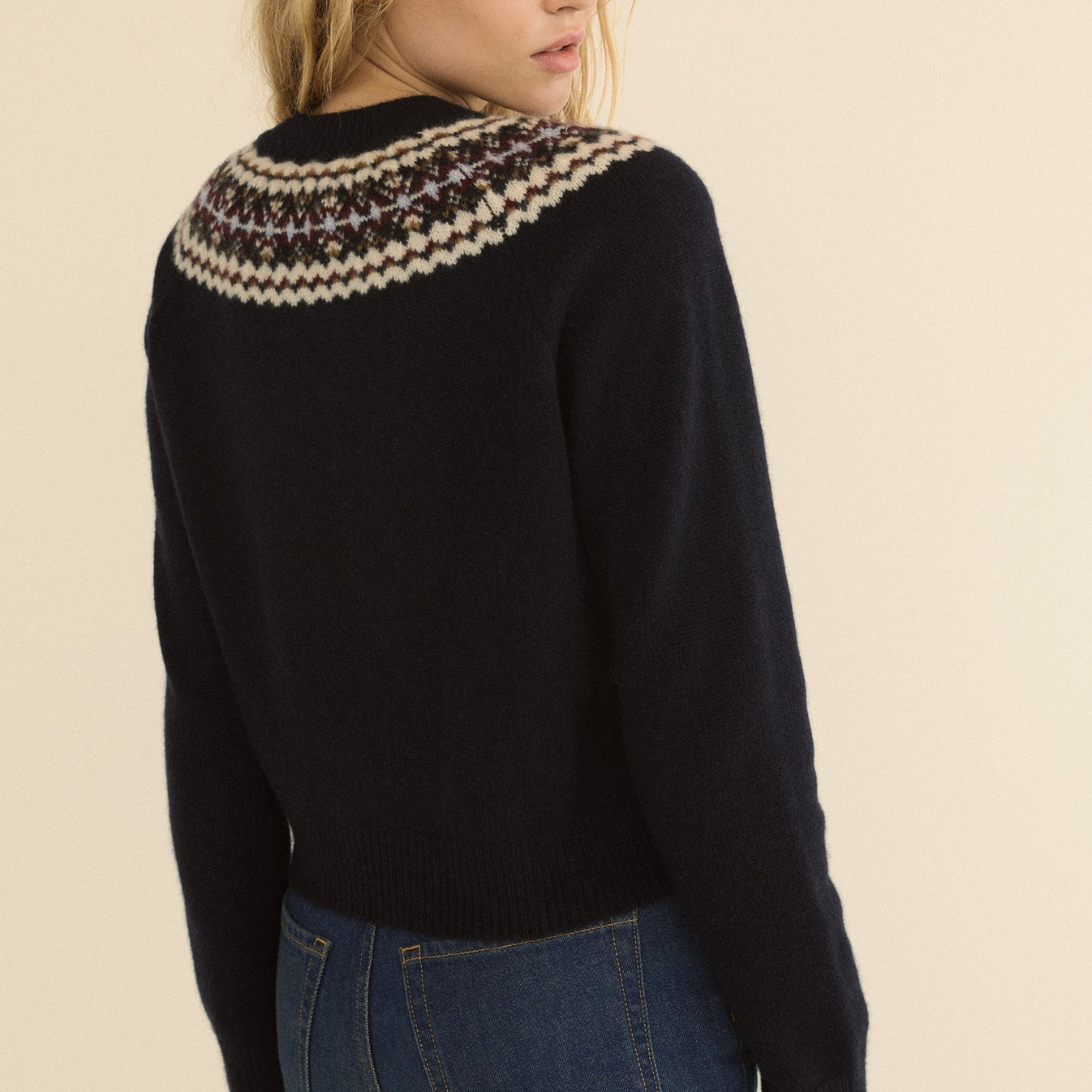 Boniface Cashmere Sweater Navy