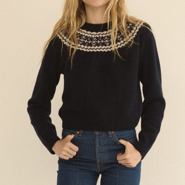Boniface Cashmere Sweater Navy