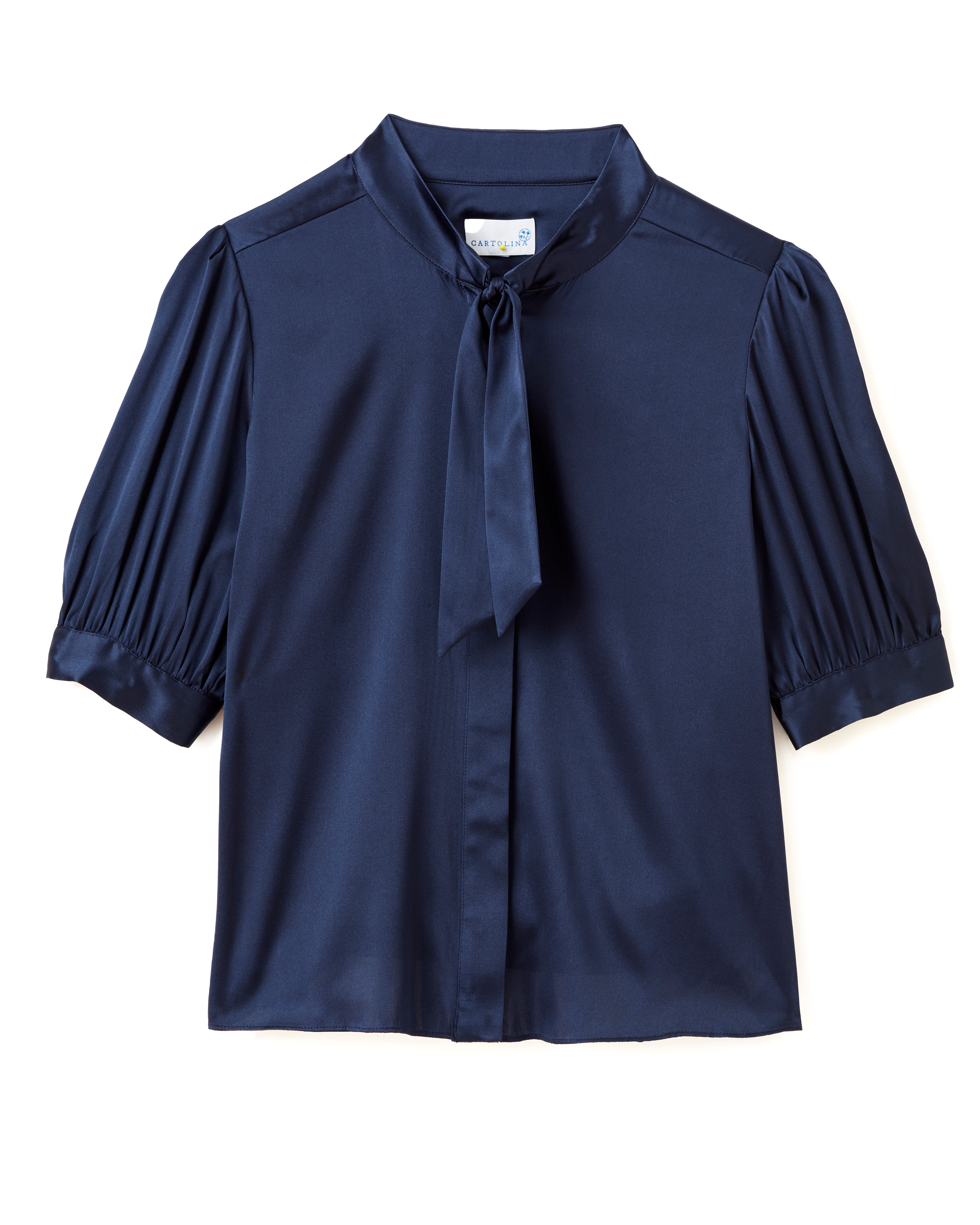 Peggy S/S Blouse Midnight Blue