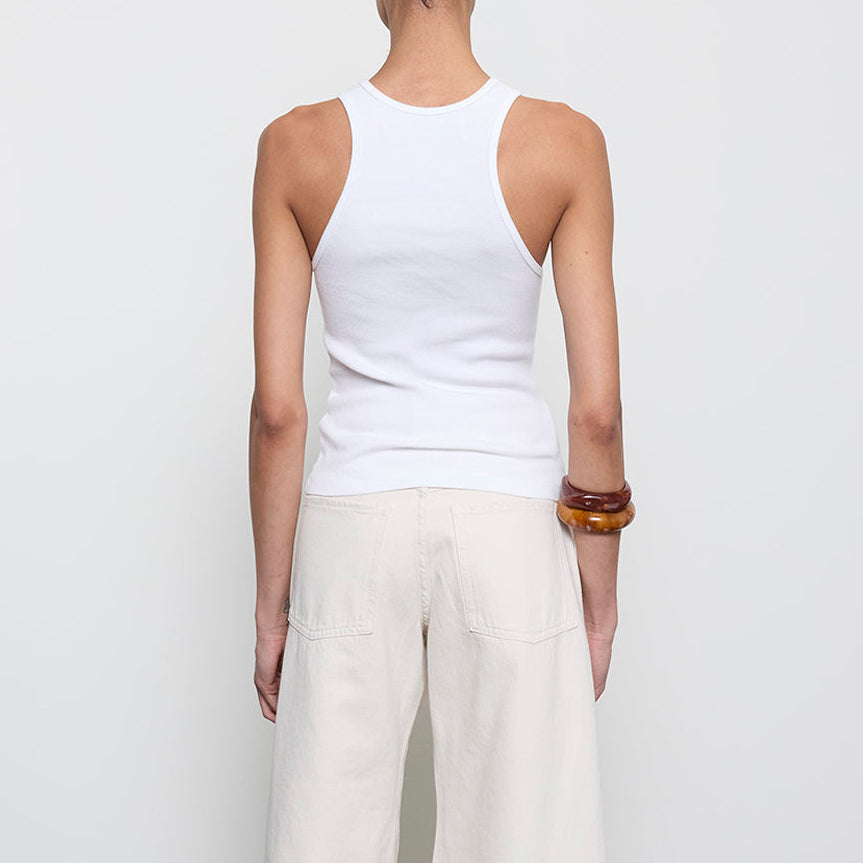 Rib Boy Tank White