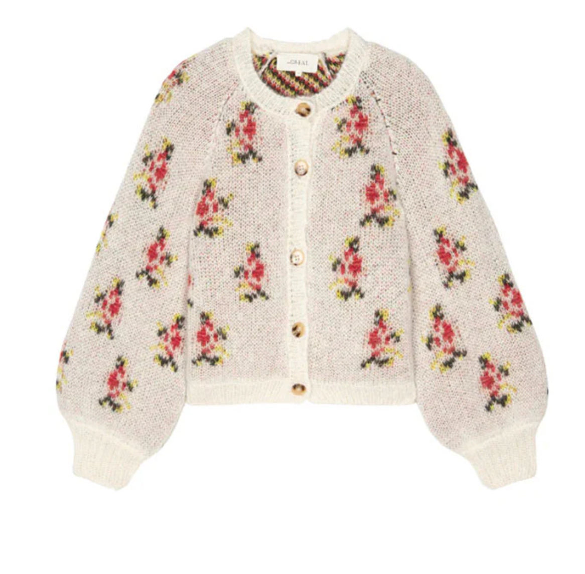 The Carousel Cardigan White Heirloom