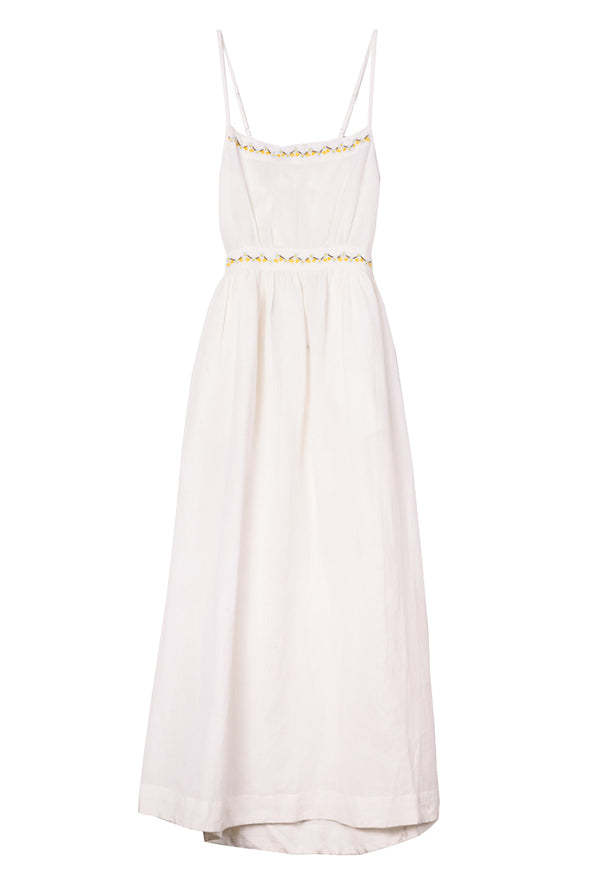 Austine Dress White