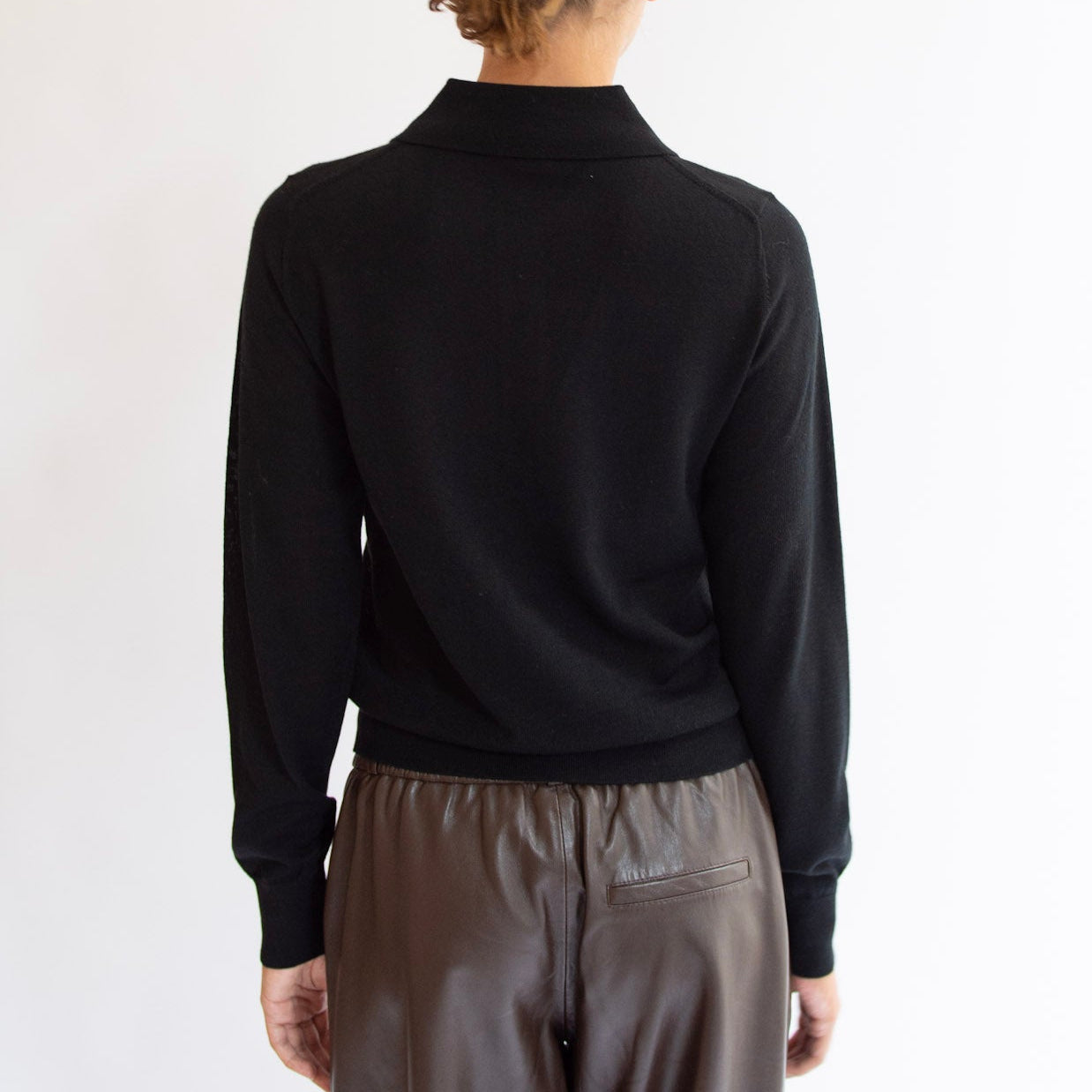 Bergen V Polo Black
