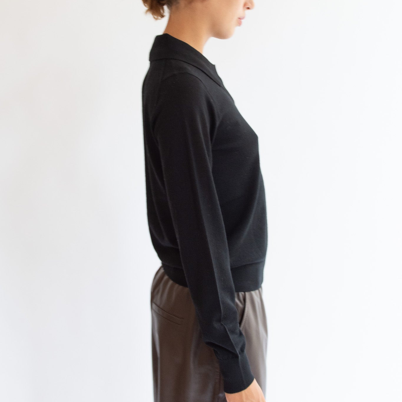 Bergen V Polo Black