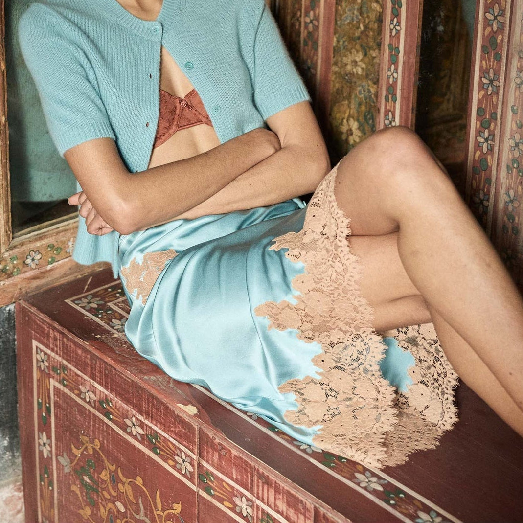 Elowette Skirt Deep Aquamarine