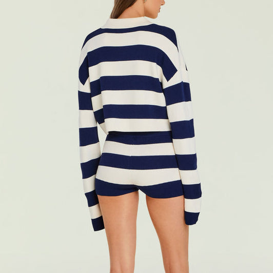 Ryla Sweater Eggshell/Navy