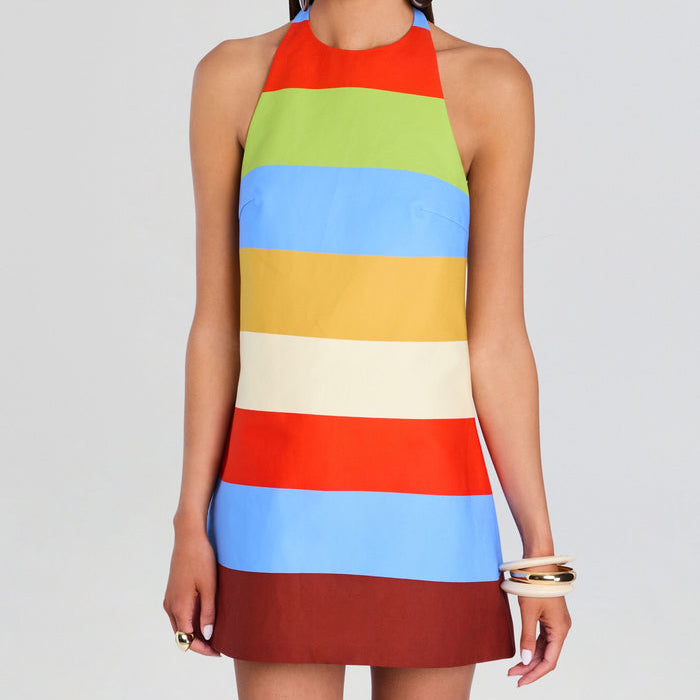Lanny Dress Multi Stripe