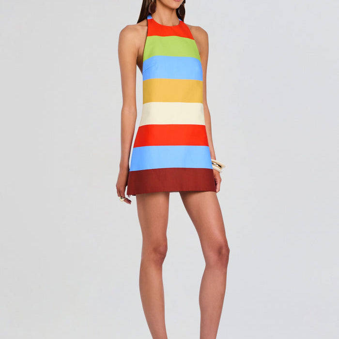 Lanny Dress Multi Stripe