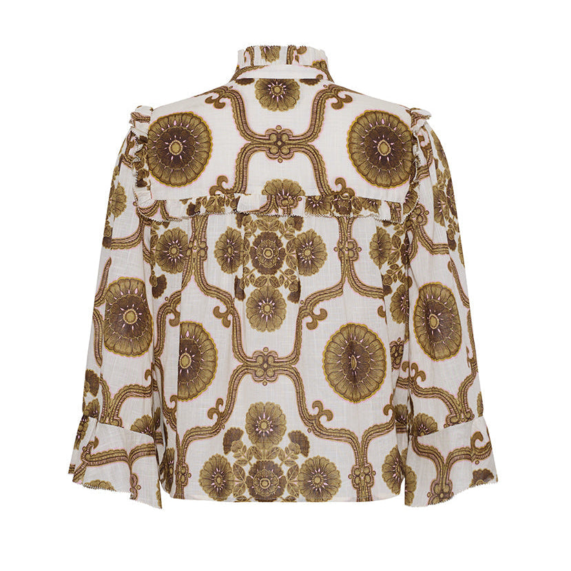 Elowen Top Mod Floral Olive