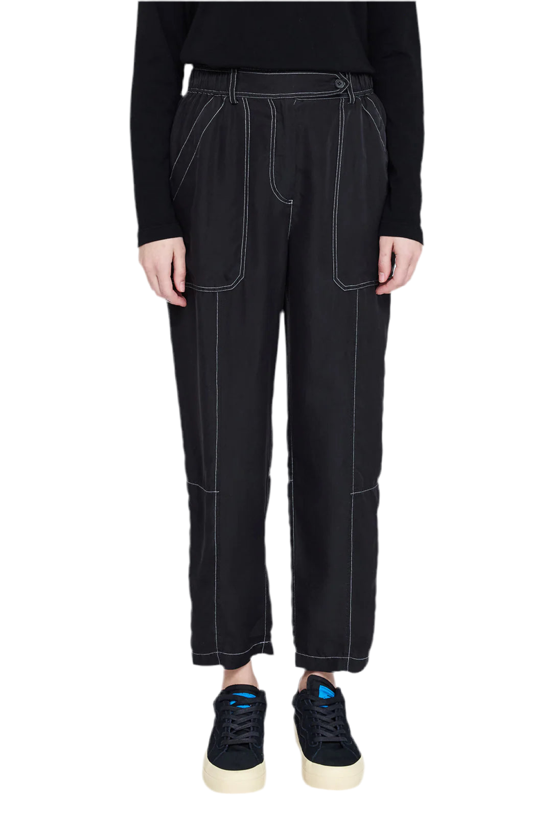 Silky Black Torrey Pant