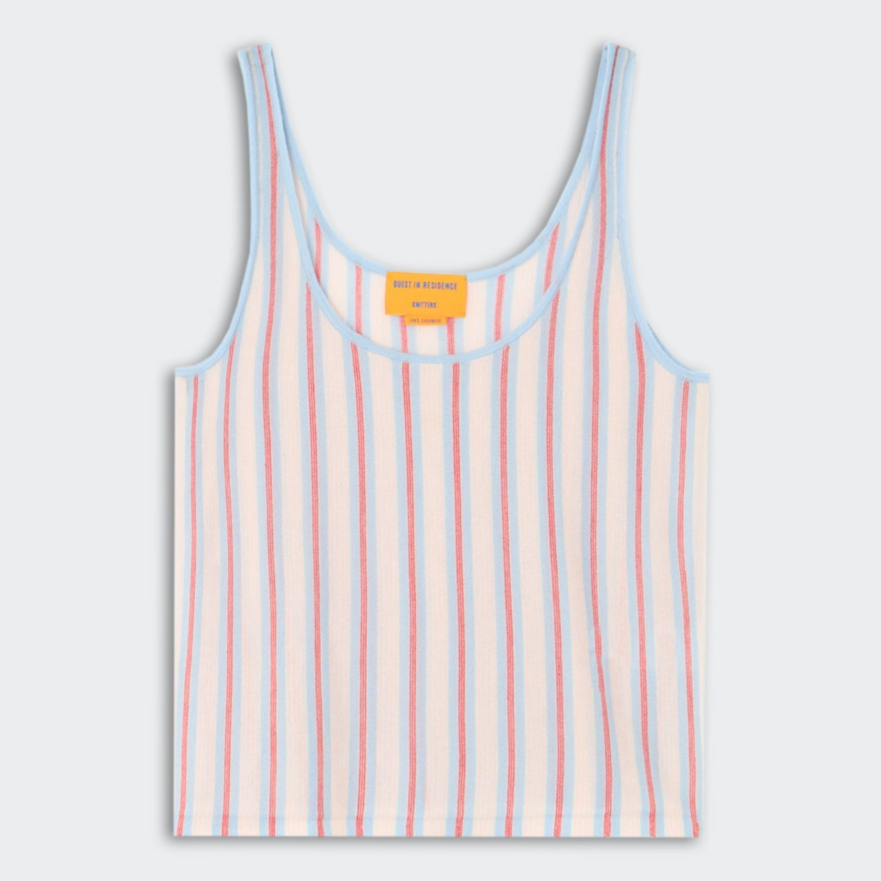 Fine Stripe Tank Clear Sky Combo