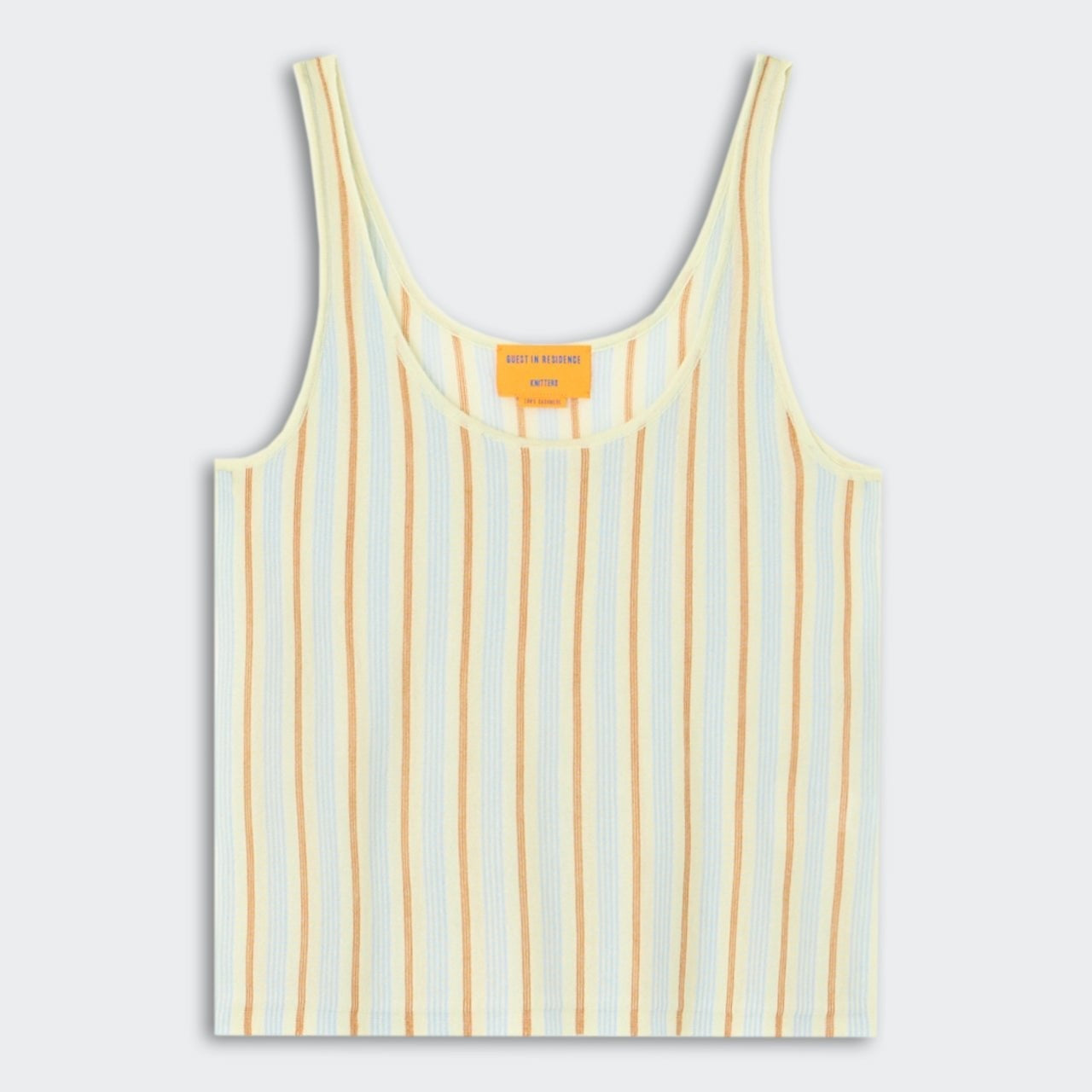 Fine Stripe Tank Limewash Combo