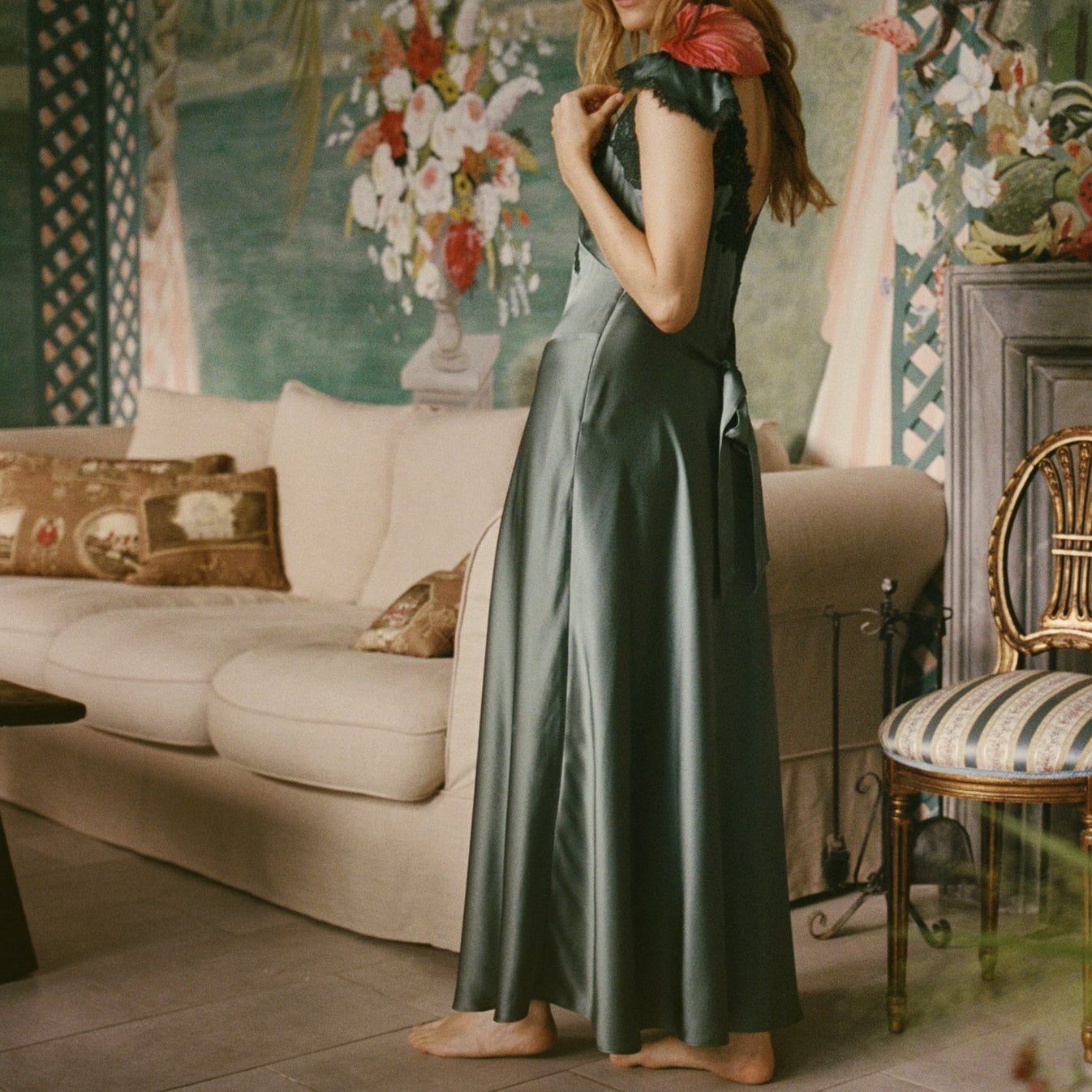 Fiona Dress Dulac Green