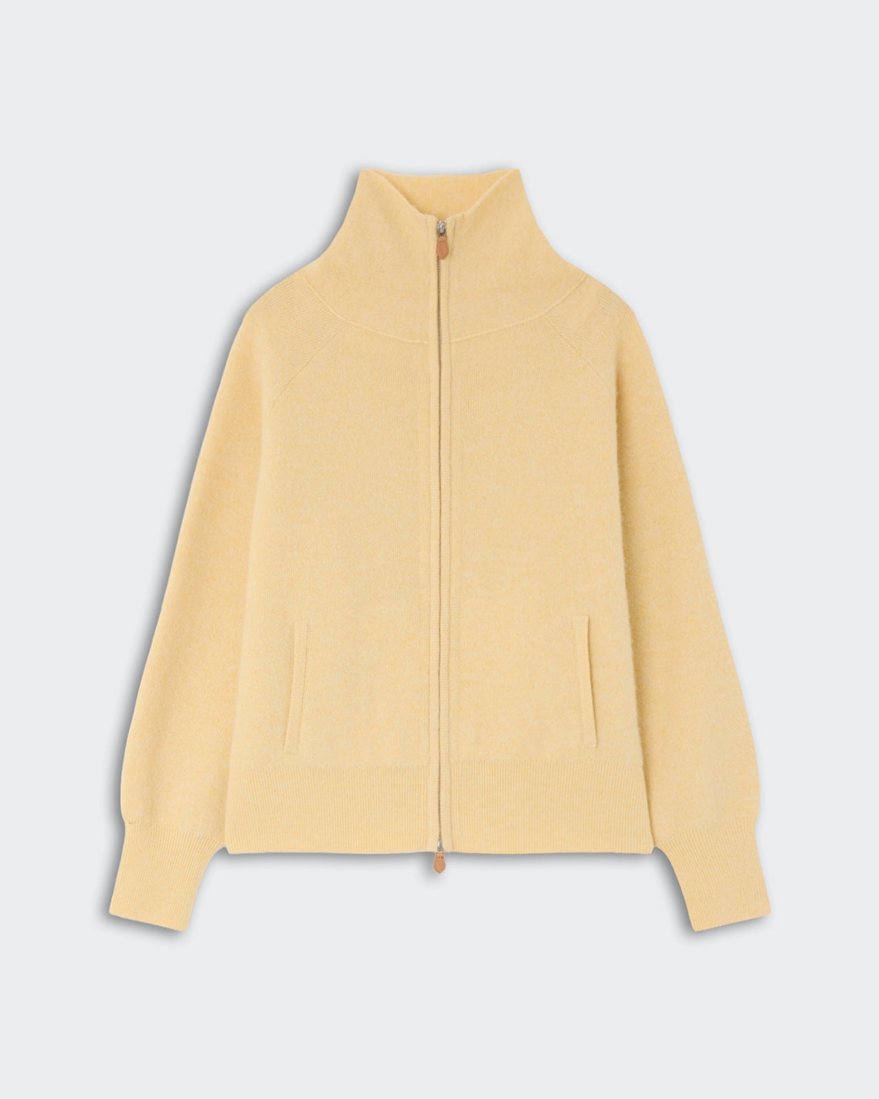 Felted Zip Jacket Butter