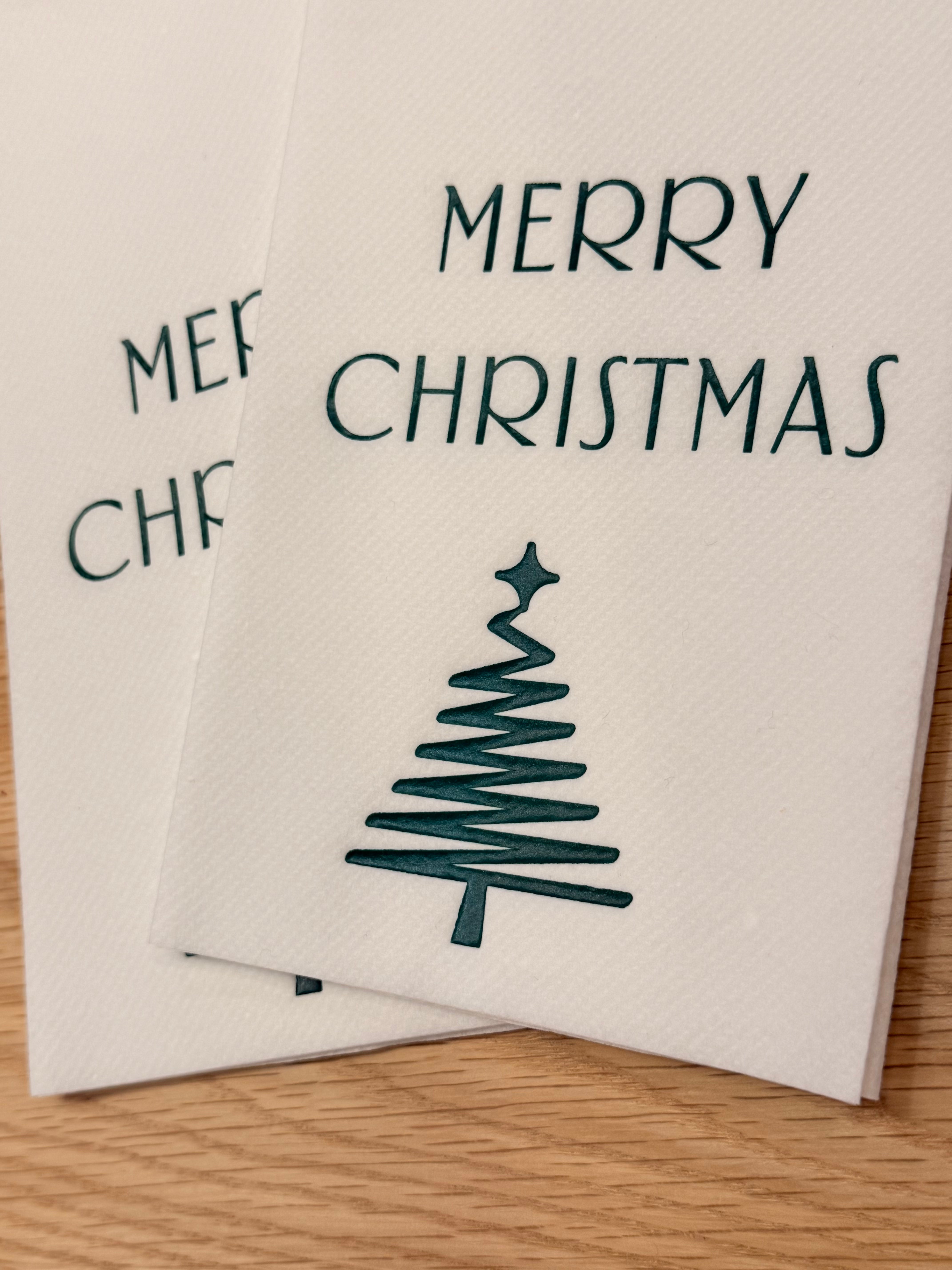 WG Printed Cocktail Napkins + Acrylic Holder