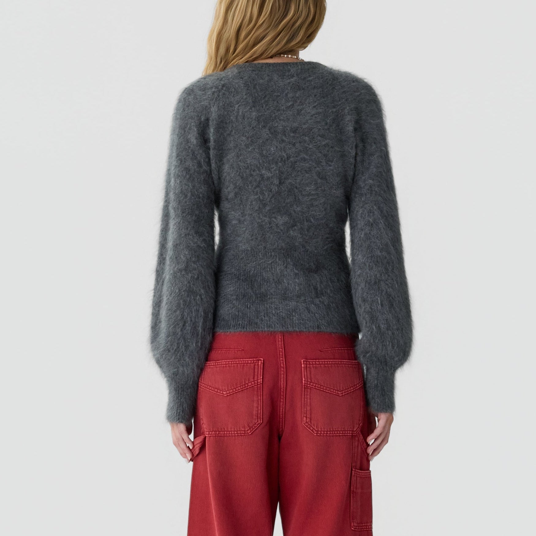 Grizzly Sculpted Cardigan Charcoal