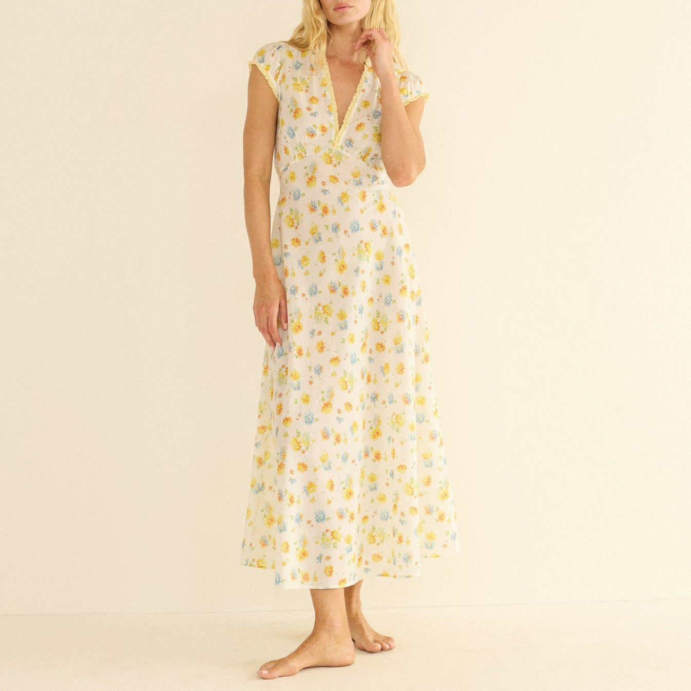 Helia Dress Dahlia Floral