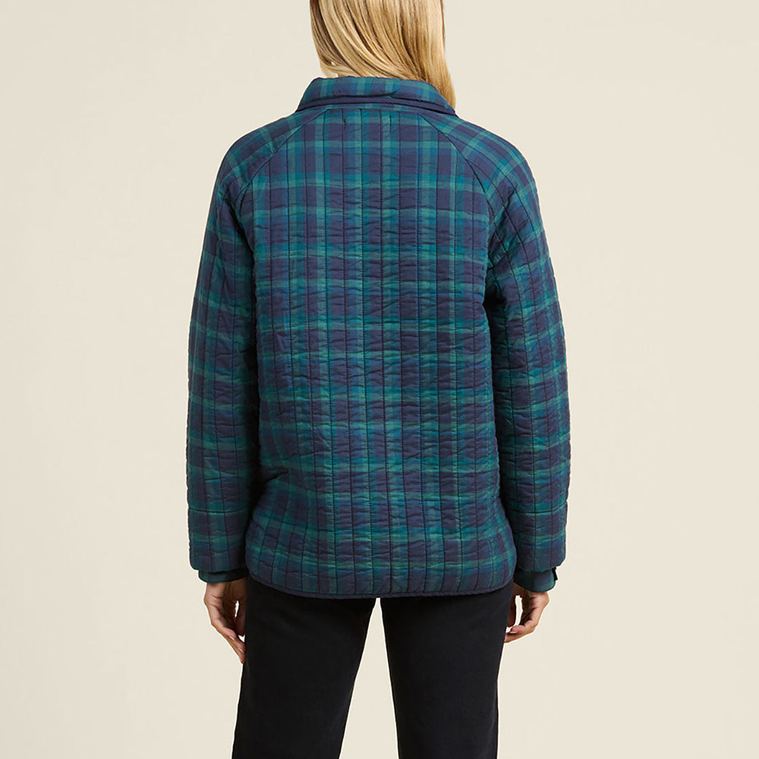 Ginny Quilted Jacket Nocturne Plaid