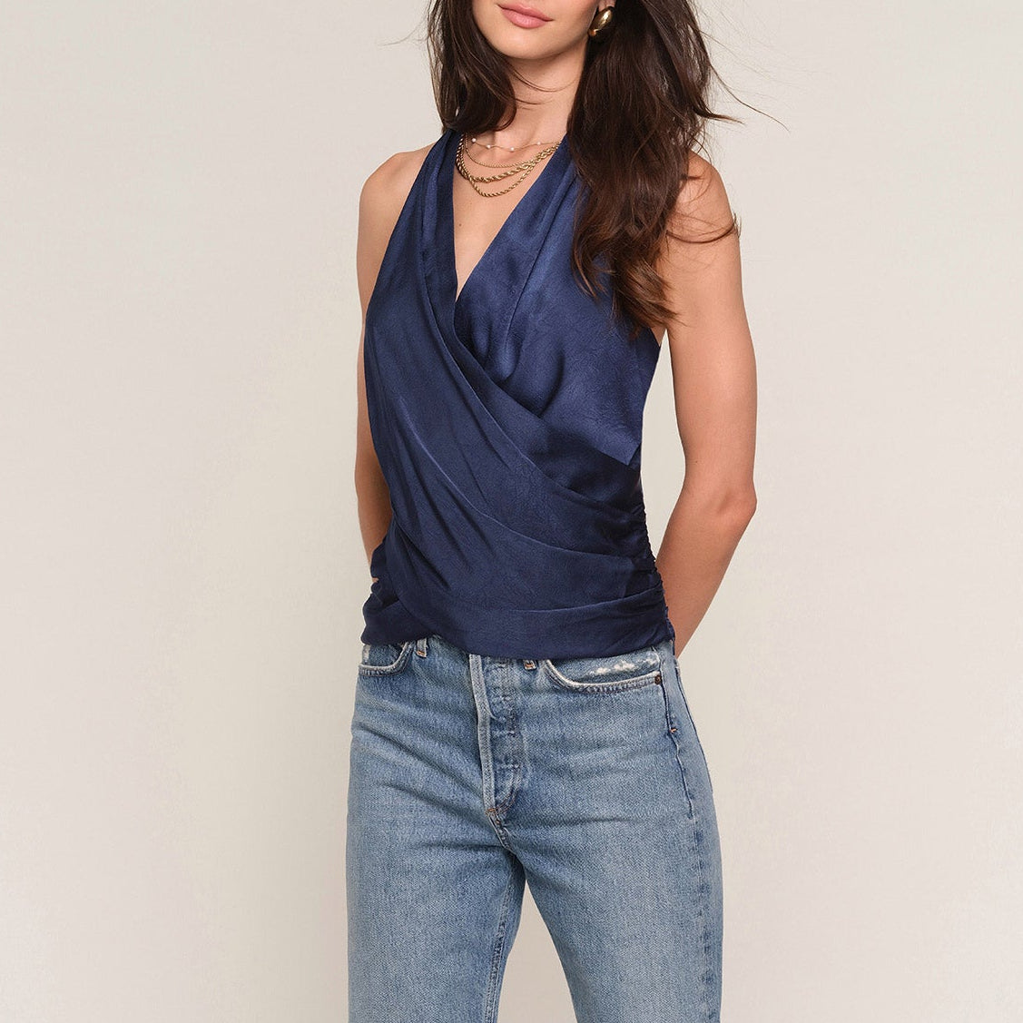 Kary Top Indigo